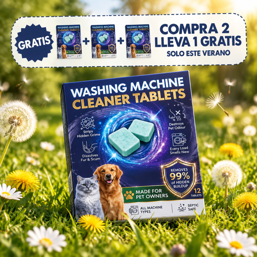 Nuvani — Limpiador de Lavadora para Mascotas