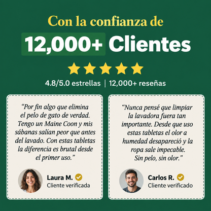 Nuvani — Limpiador de Lavadora para Mascotas